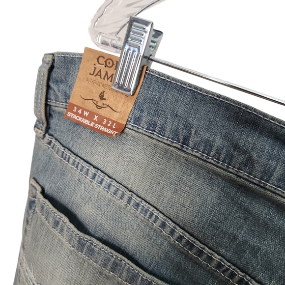 NWT Cody James Men's Stackable Straight EXTRA LONG Jeans - Picture 10 of 10
